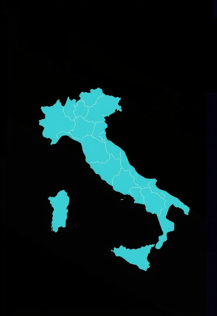 Mappa stilizzata delle zone coperte